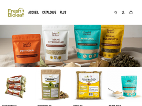 fresh-bioleaf.com homepage screenshot