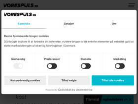 'vorespuls.dk' screenshot