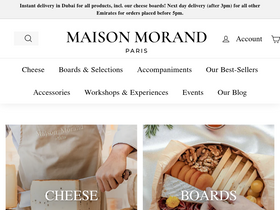 maisonmorandparis.com homepage screenshot