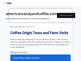 americancandyandcoffee.com homepage screenshot