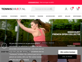 'tennisdirect.nl' screenshot