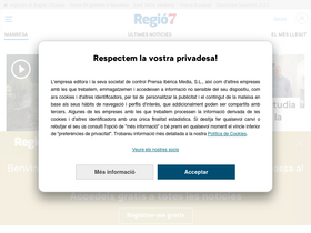 'regio7.cat' screenshot