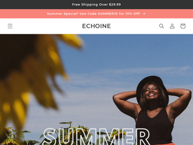 'echoine.com' screenshot