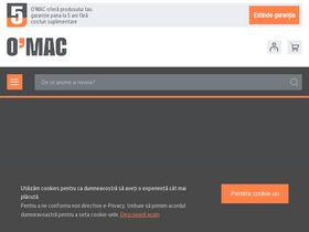 'o-mac.ro' screenshot