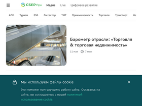 'sber.pro' screenshot