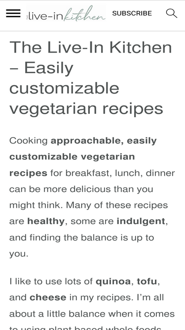 theliveinkitchen.com