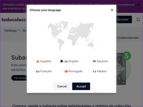 'todocoleccion.net' screenshot