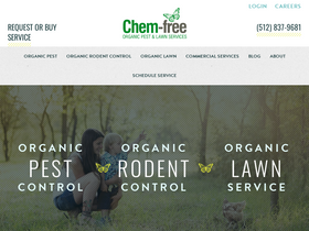 'chemfreepestandlawn.com' screenshot