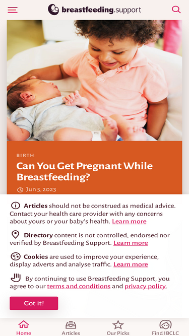 breastfeeding.support