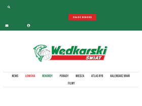 'wedkarskiswiat.pl' screenshot