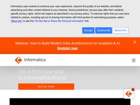'informatica.com' screenshot
