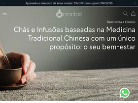 cinclos.com.br homepage screenshot