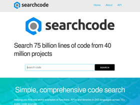 'searchcode.com' screenshot