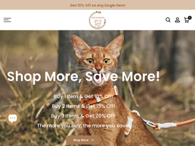 Pawjourneys homepage screenshot