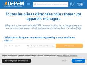 'adepem.com' screenshot