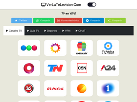 'verlatelevision.com' screenshot