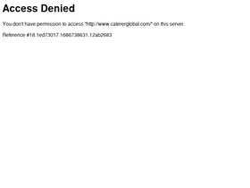 'catererglobal.com' screenshot