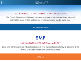 'sacramento.aero' screenshot