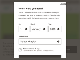 'tweed.com' screenshot
