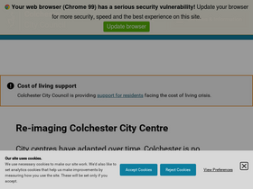 'colchester.gov.uk' screenshot