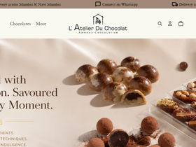 atelier-duchocolat.com homepage screenshot
