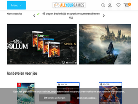 'allyourgames.nl' screenshot