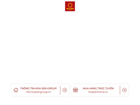 'hoasengroup.vn' screenshot