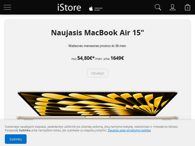 'istore.lt' screenshot