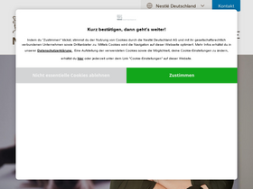 'ernaehrungsstudio.nestle.de' screenshot