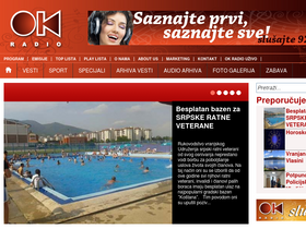 'okradio.rs' screenshot
