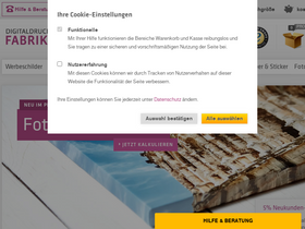 'digitaldruck-fabrik.de' screenshot