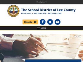 'leeschools.net' screenshot