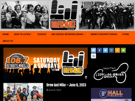 'drewandmikepodcast.com' screenshot