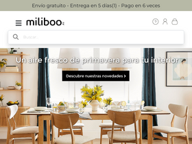'miliboo.es' screenshot