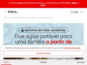 'esfera.com.vc' screenshot