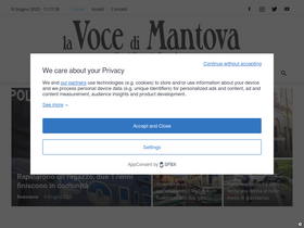 'vocedimantova.it' screenshot