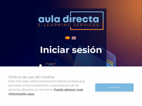 'auladirecta.com' screenshot