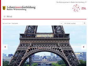 'lehrerfortbildung-bw.de' screenshot