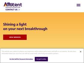 'allucent.com' screenshot