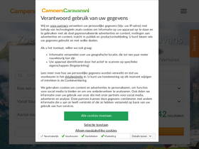 'camperscaravans.nl' screenshot