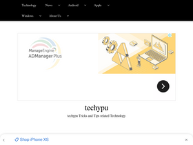 'techypu.com' screenshot