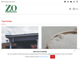 'zululandobserver.co.za' screenshot