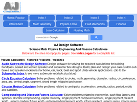 'ajdesigner.com' screenshot