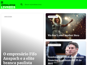 'jornalistaslivres.org' screenshot