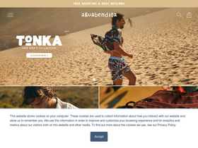 'aguabendita.com' screenshot
