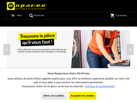 'espares.fr' screenshot