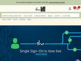 'ishalife.com' screenshot