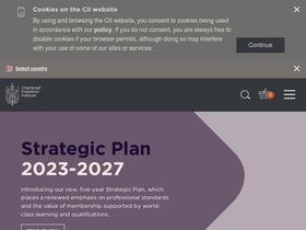 'cii.co.uk' screenshot