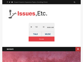 'issuesetc.org' screenshot