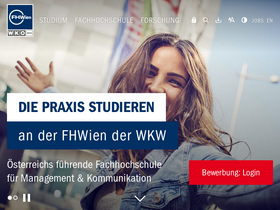 'fh-wien.ac.at' screenshot